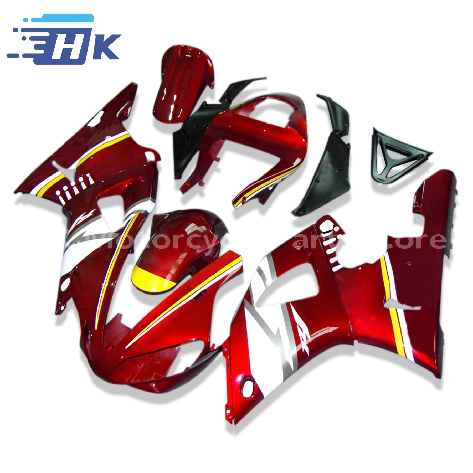 

Новые OEM сменные обтекатели, подходящие для модели YAMAHA YZF R1 2000 2001 года, красный, белый цвет YZFR1 00 01, комплект обтекателей кузова, детали Y6X3