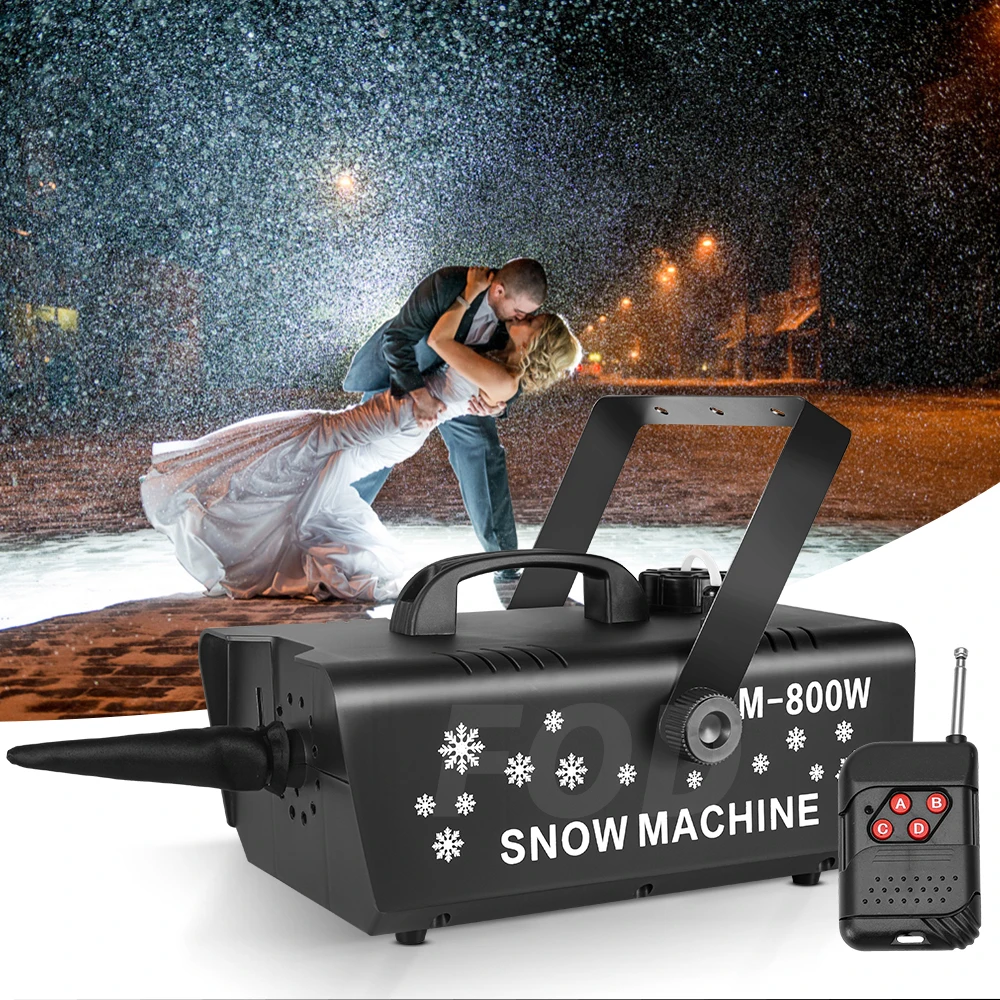 

800W Snowflake Machine Simulated Snowflake Sprayer With DMX 512 Performance Stage Effects For Performance Party Wedding