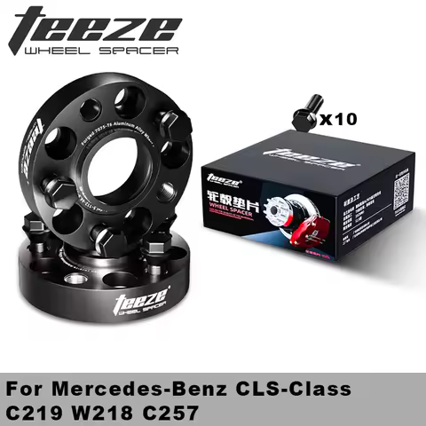 2PCS 5x112 66.6 M14x1.5 For Mercedes-Benz CLS-Class C219 W218 C257 Flange Plate Wheel Spacers Aluminum Hub widened Adapter