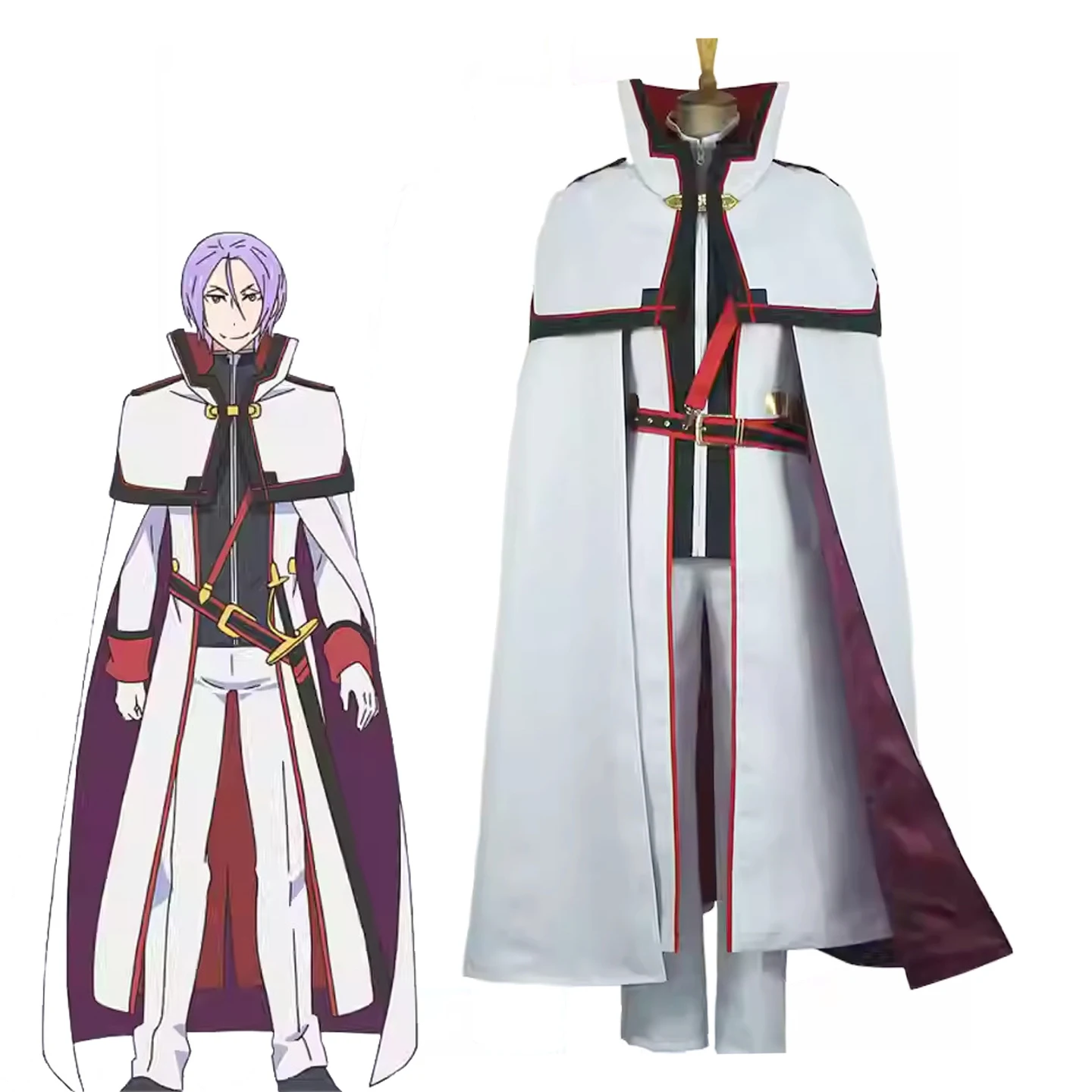 

Anime Re:Life in a different world from zero Julius Juukulius Cosplay Costumes Halloween Carnival Party Outfit For Men