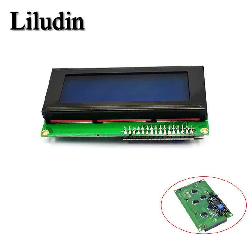 IIC/I2C/TWI 2004 المسلسل الأزرق الأخضر الخلفية وحدة LCD لاردوينو MEGA2560 20X4 LCD2004
