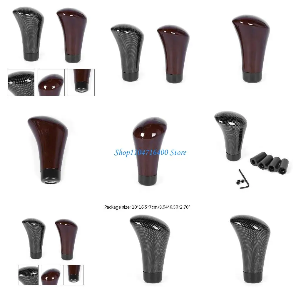 

y1gd Gear Shift Knob Elegant Carbon Fiber Imitation