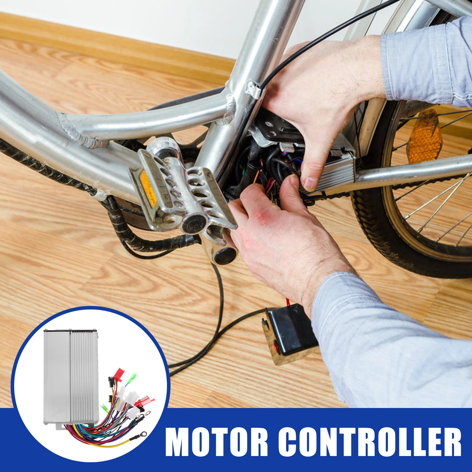 

500W Motor 8V-64V High Power Factor 0.95 Fireproof Electric Scooter Controller For E-Bike Freight Tricycles Speed