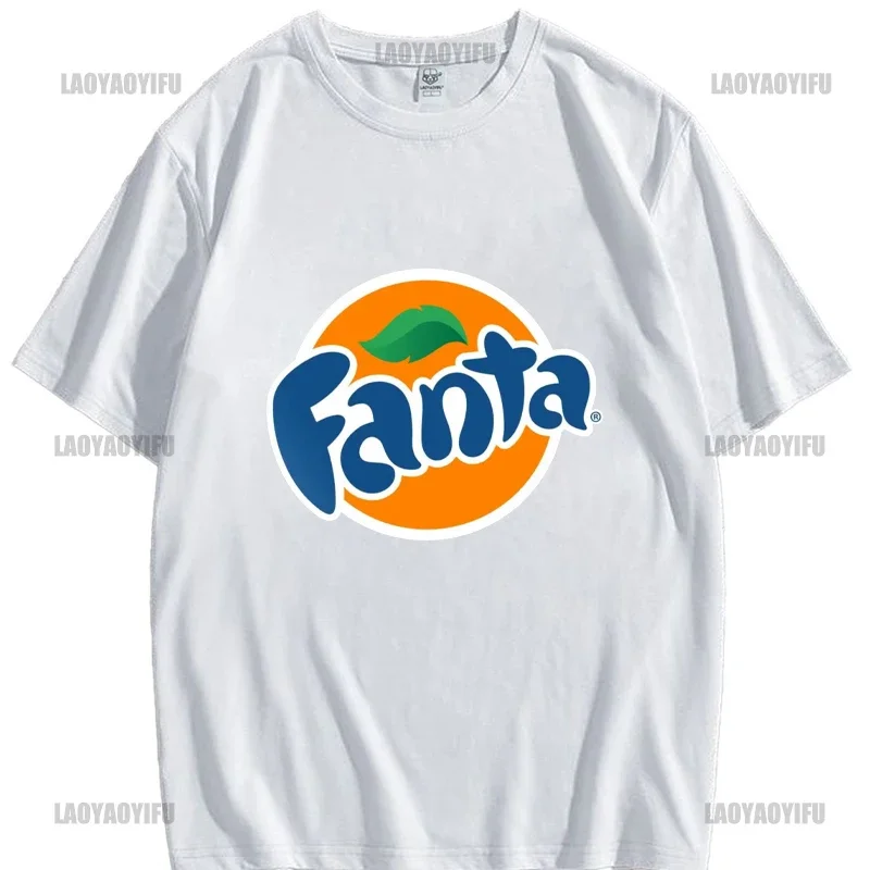 تي شيرت برتقالي Best Soda Pop Fan Essential كاجوال للرجال، ملابس عصرية بأكمام قصيرة، ملابس خروج نسائية قطنية