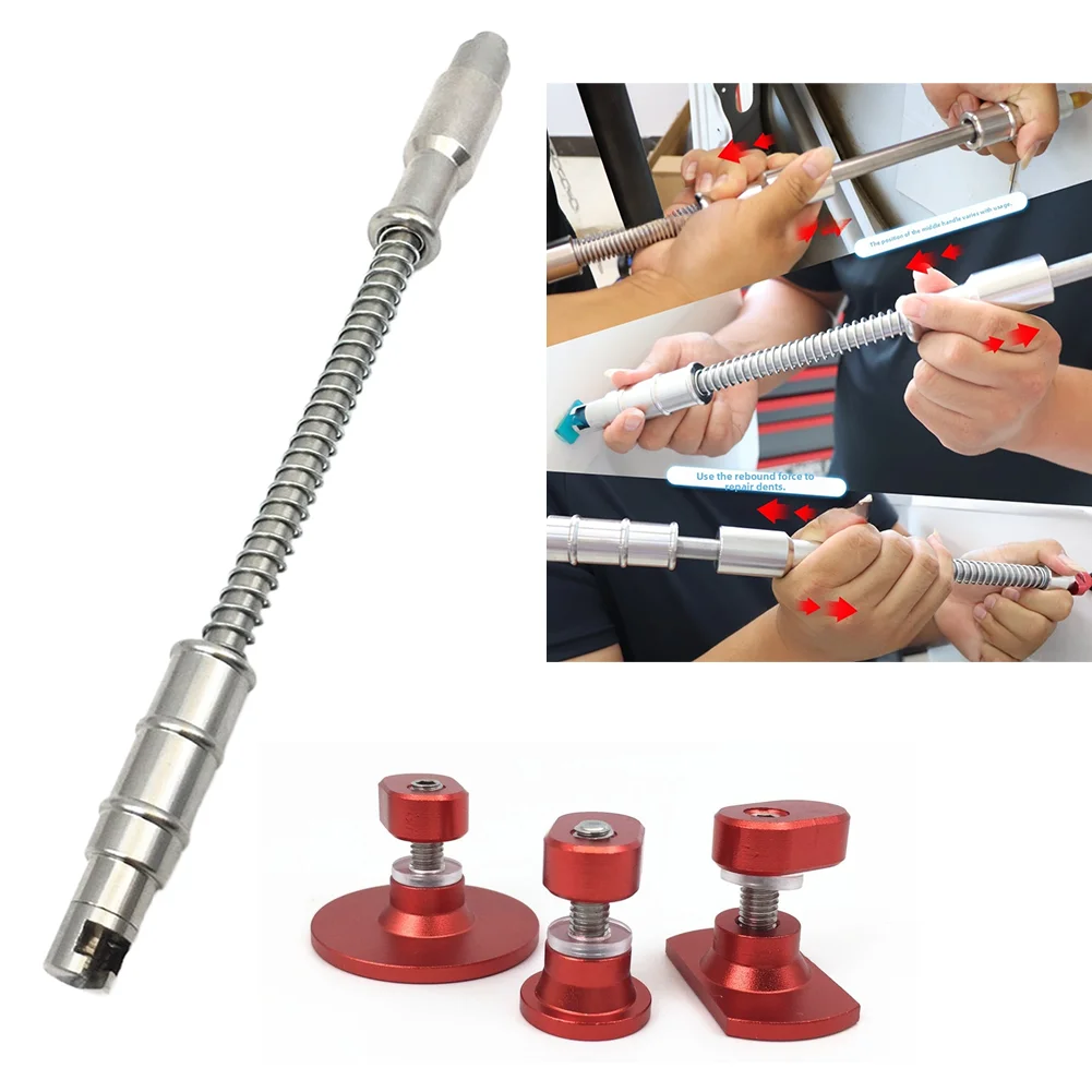 

Portable Repair Tool Car Body Repair Tool Dismantlable Design Interchangeable Parts 41*3cm Vehicle Maintenance