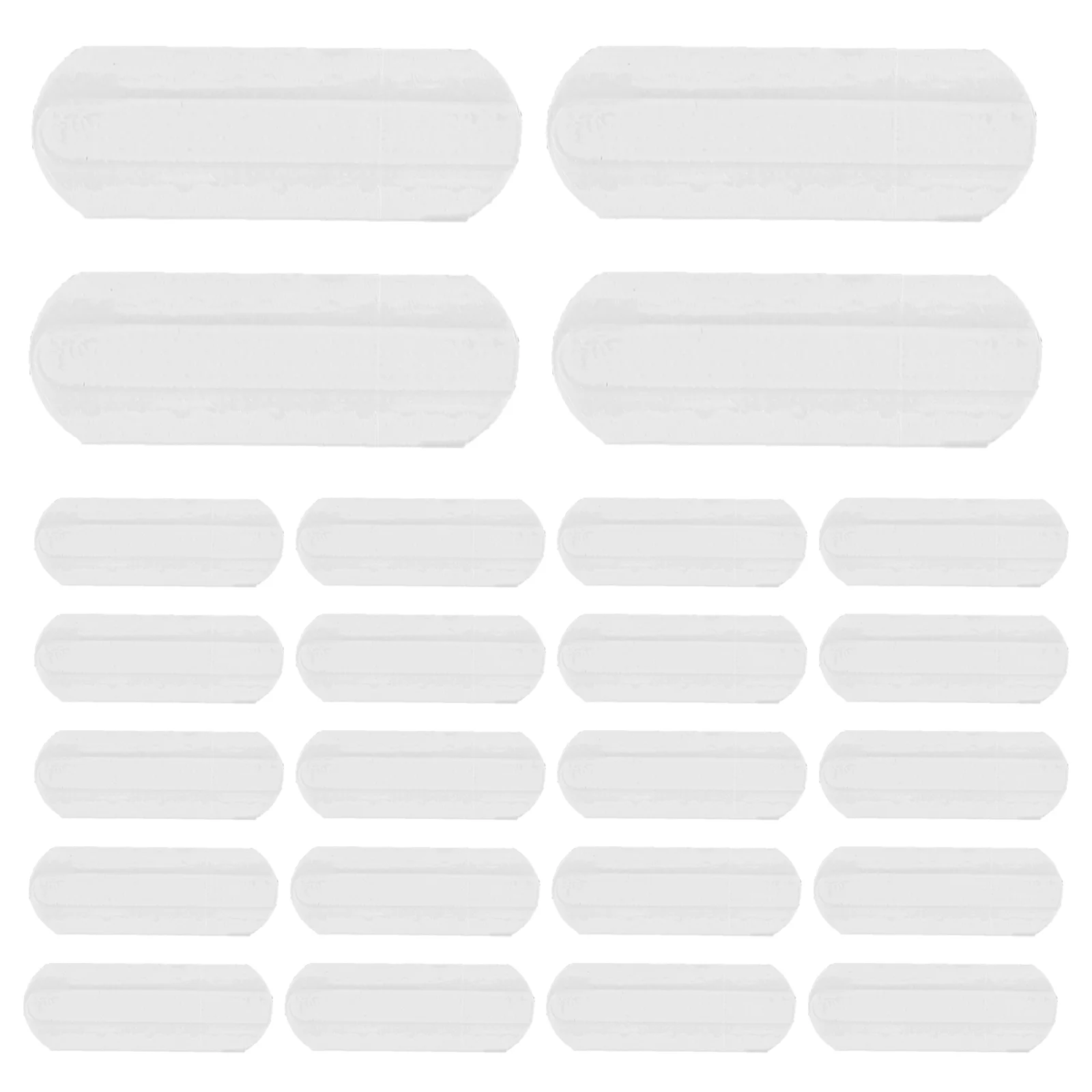 

60 Pcs Corrector Transparent Stickers Vertical Ear Tape Women Ear Patch Makeup Accessory Safe Material Concealed Design