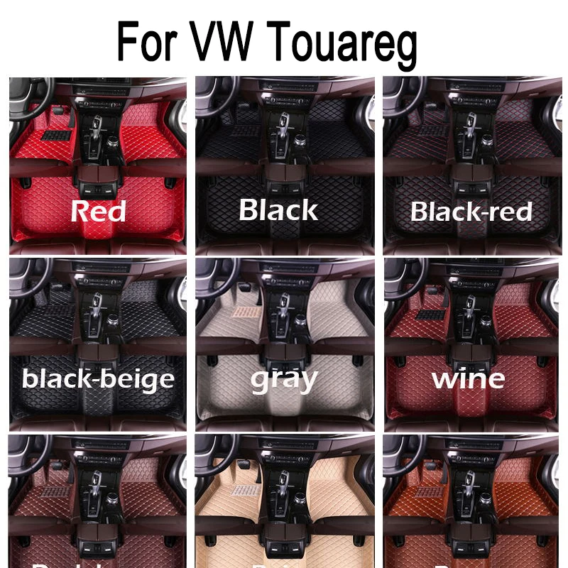 

Car Floor Mats For Volkswagen Touareg 2011 2012 2013 2014 2015 2016 2017 2018 Custom Interior Accessories