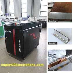 Factory Direct Sale 1000W Industrial Fiber Laser Welding Cleaning 3 in 1 machine for Stainless Steel Metal Laser Welder Cleaner