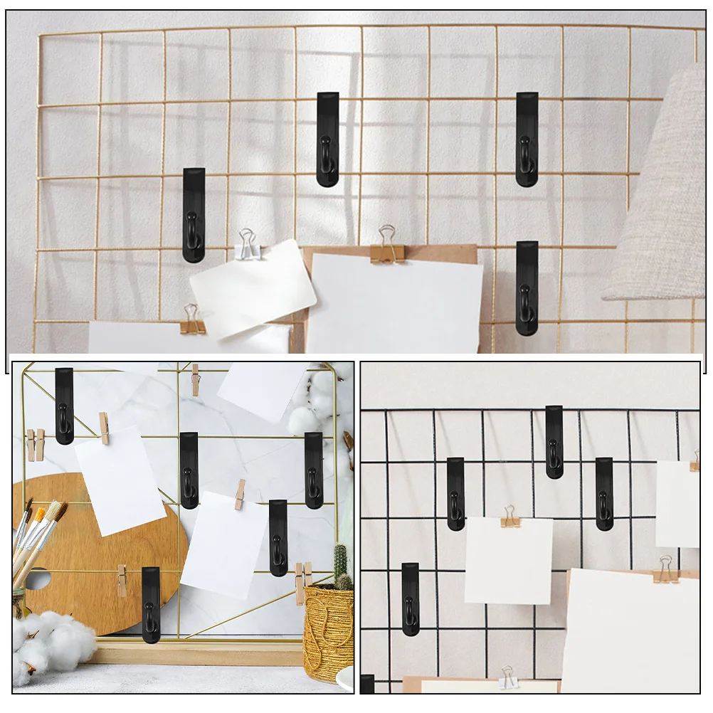 10 قطعة ABS Pegboard فائدة السنانير الضرر قوي مرتب المنظم للمطابخ الحمامات غرف نوم عرض خطاطيف تعليق