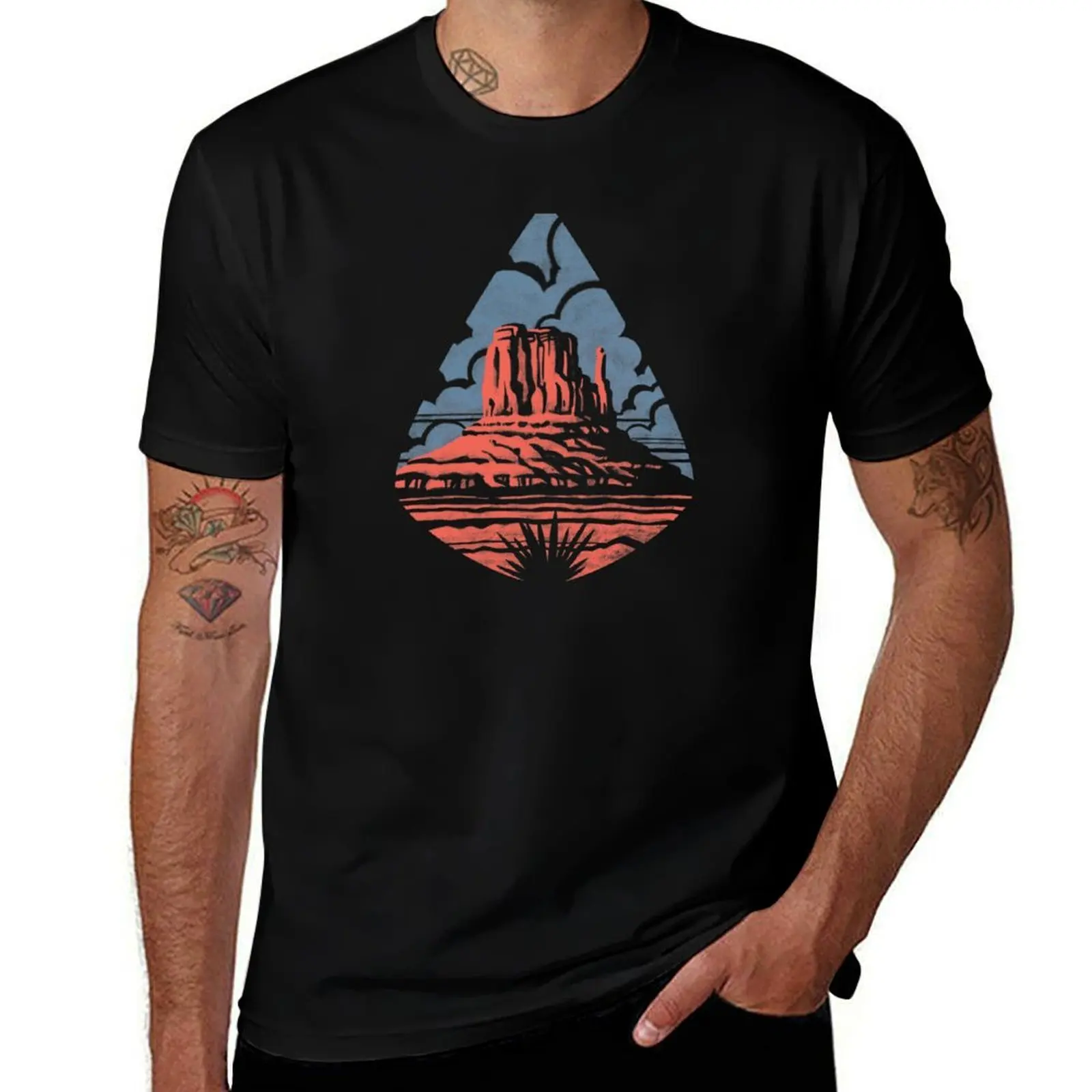 Monument Valley T-Shirt Work Wear Breathable Tee T-Shirt