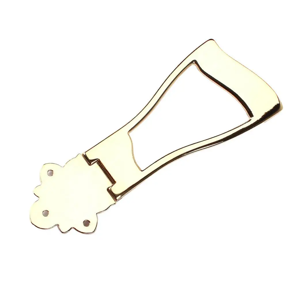 

Guitar Bridge Assembly Metal Gold for Archtop Hollow Body Replacement Vintage Guitar Parts Supplies