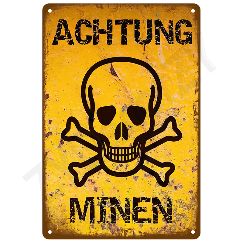 Vintage Metal Signs Plates Tin Sign Posters Man Cave Bar Retro Wall Art Mural Outdoor House Bathroom Home Room Decorations Decor image 32