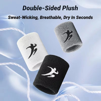 1PC Workout Wrist Strap Sweat Absorbent Breathable Athletic Support Brace Band Running Basketball Tennis Weightlifting Wristband