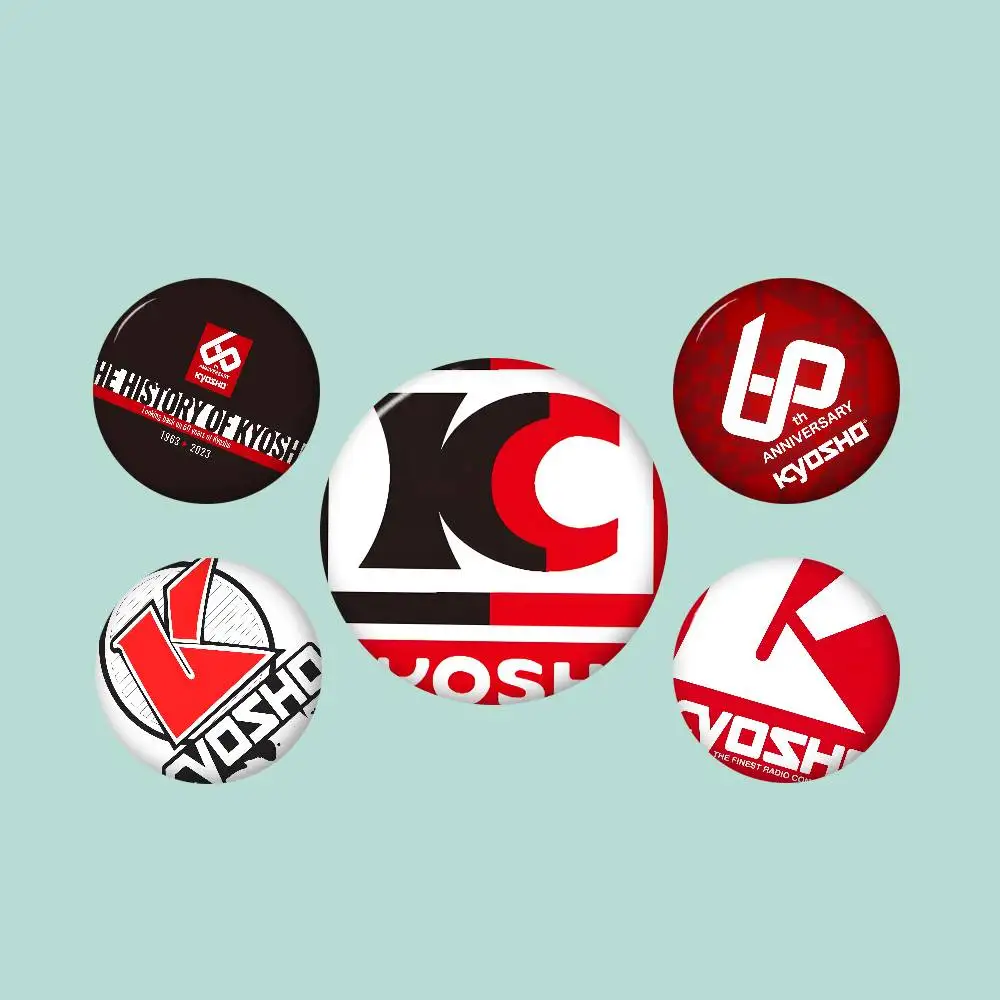 Rc Brand K-Kyosho Tinplate Soft Button Pin Brooch Metal Badge Custom Jewelry Accessories Hat Bag Lapel