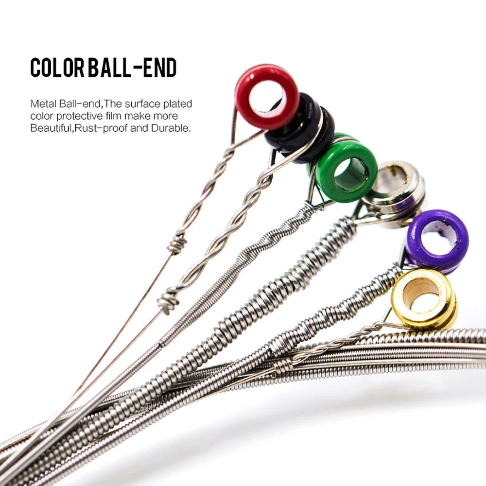 سلسلة orfee-QE أوتار الغيتار الكهربائي ، مجموعة خيوط الغيتار المعدنية الاحترافية ، سبائك النيكل المطلية ، إكسسوارات الغيتار