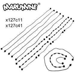 Marumine High-Tech MOC Blocks 11L 41L String Compatible with x127c11 x127c41 14226 63141 Building Bricks Chain Mechanics Program