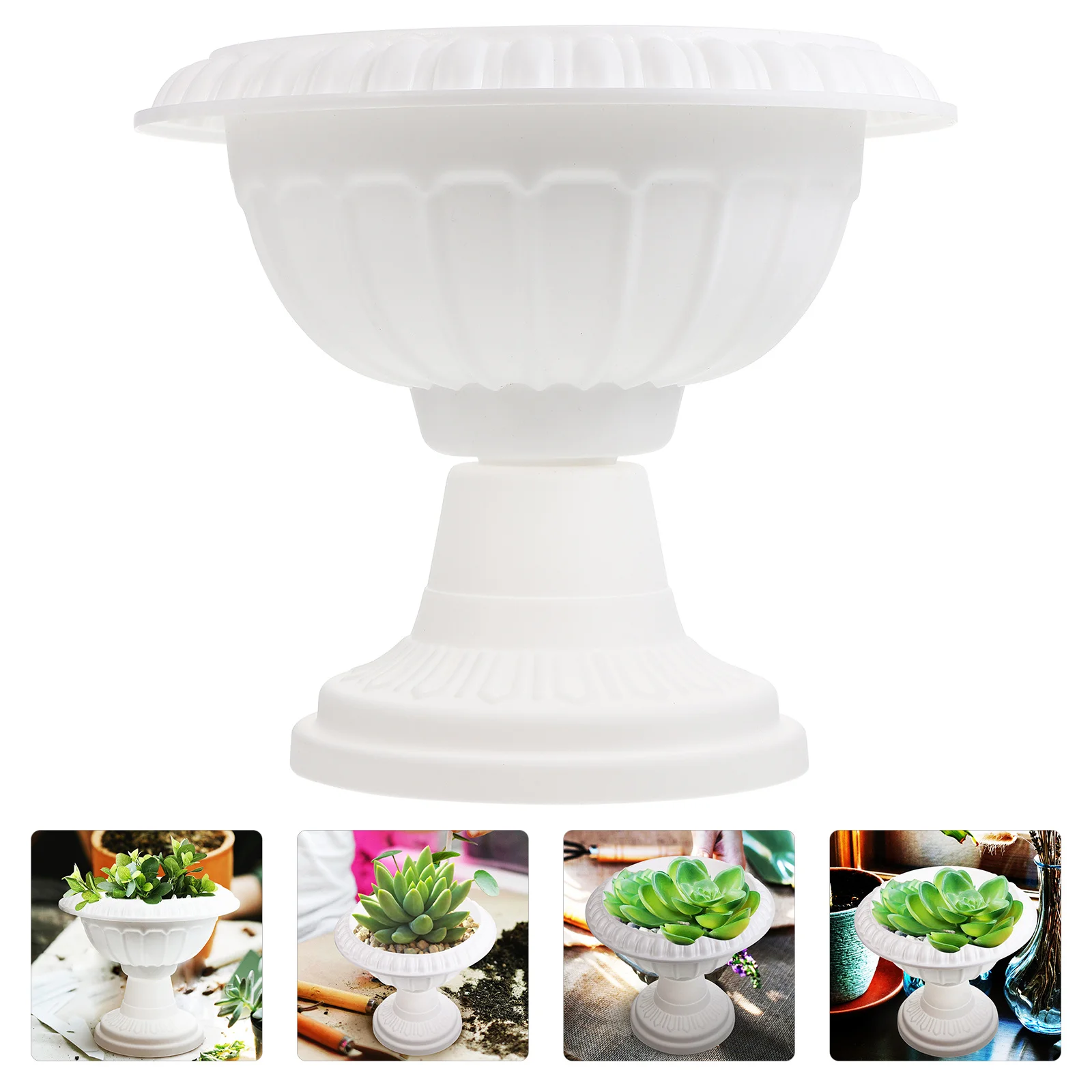 

Thickened Roman Flowerpot Practical Plastic Scindapsus Planting Pot Balcony Garden Outdoor Indoor Flower Nursery Planter