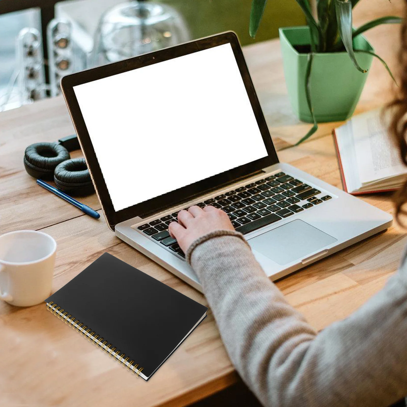 كتاب سجل المخزون صفحات مبطنة فارغة غطاء PP لإدارة المخزون سجل حفظ الأعمال المحاسبة دفتر الأستاذ مستودع المكتب #2