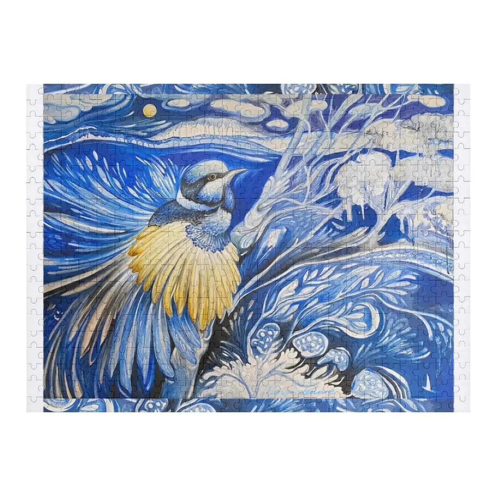 

Головоломка Blue Wren с персонализированной фотографией Персонализированные детские подарки Рождественские подарки Персонализированный детский подарок Пазл