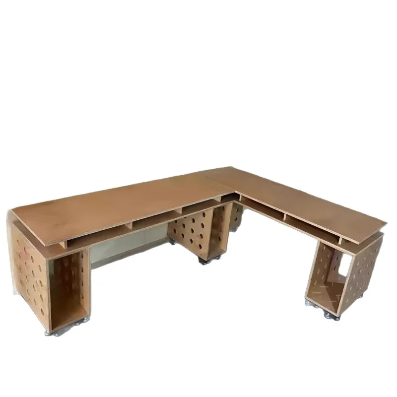 

Conference large table Nakajima desk designer workbench solid wood workbench birch board table ocean board desk