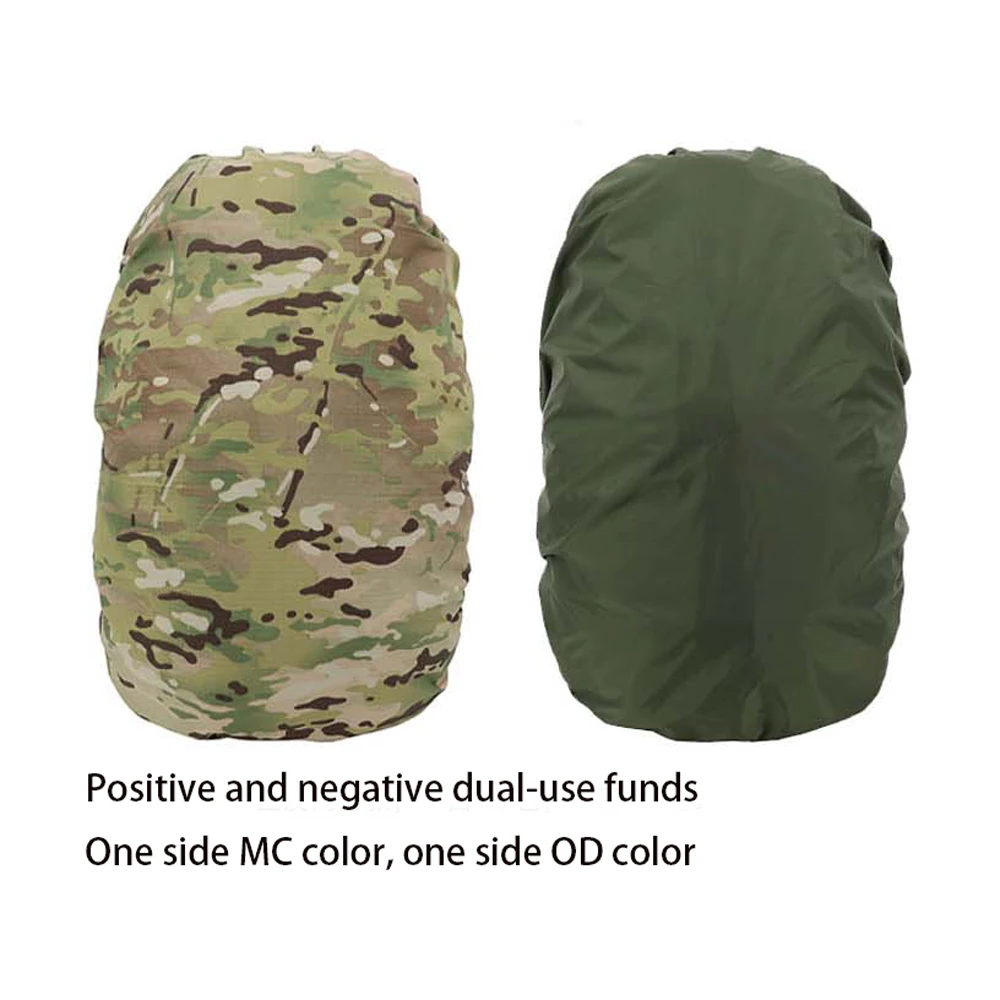 10-80L Tactical backpack  cover rain-proof bag and green dual-purpose