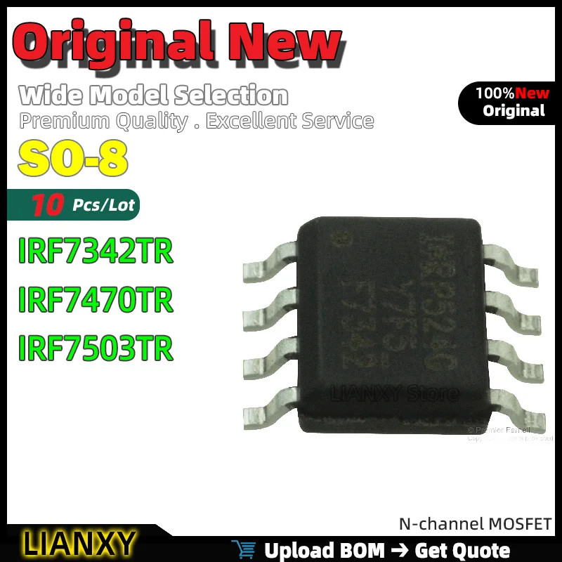 10Pcs SO-8 IRF7342T…