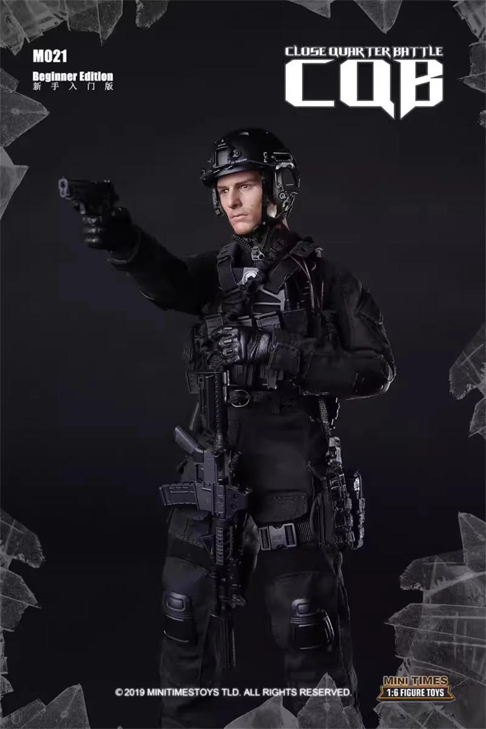 1/6 Minitimes M021 CQB Soldier Figure Model 12'' Male Action Doll Full Set Toy for Collection