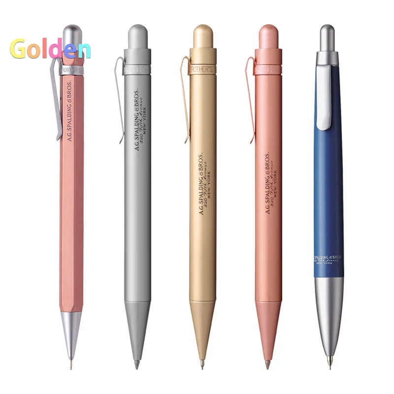 japan Raymay A.G. Spalding & Bros SP & Bros Low Center Brass/Aluminum/PVC Function Pencil Ballpoint Pen 0.5/0.7mm Student Office