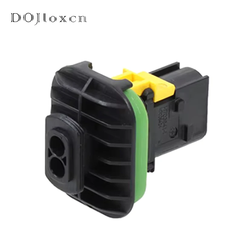 1/5/10/20 Sets 2 Pin 3.5 MM Automotive Connector TE Tyco AMP Waterproof Wiring Socket With Rubber Seals Terminals 1-1418483-1