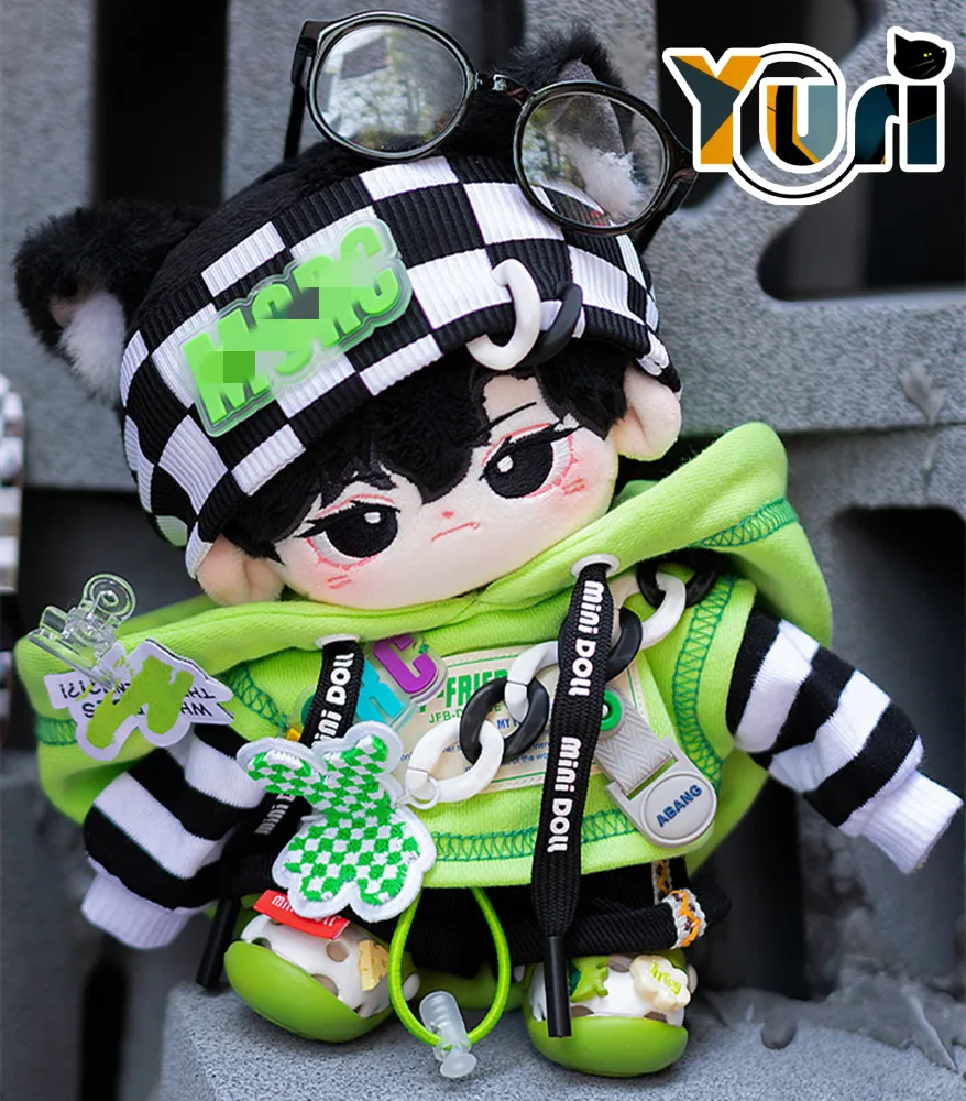 

Yuri Kpop Street Snap Boy Costume For 20cm Doll Toy Clothes Outfit Cute Cool Props Cosplay C Mini