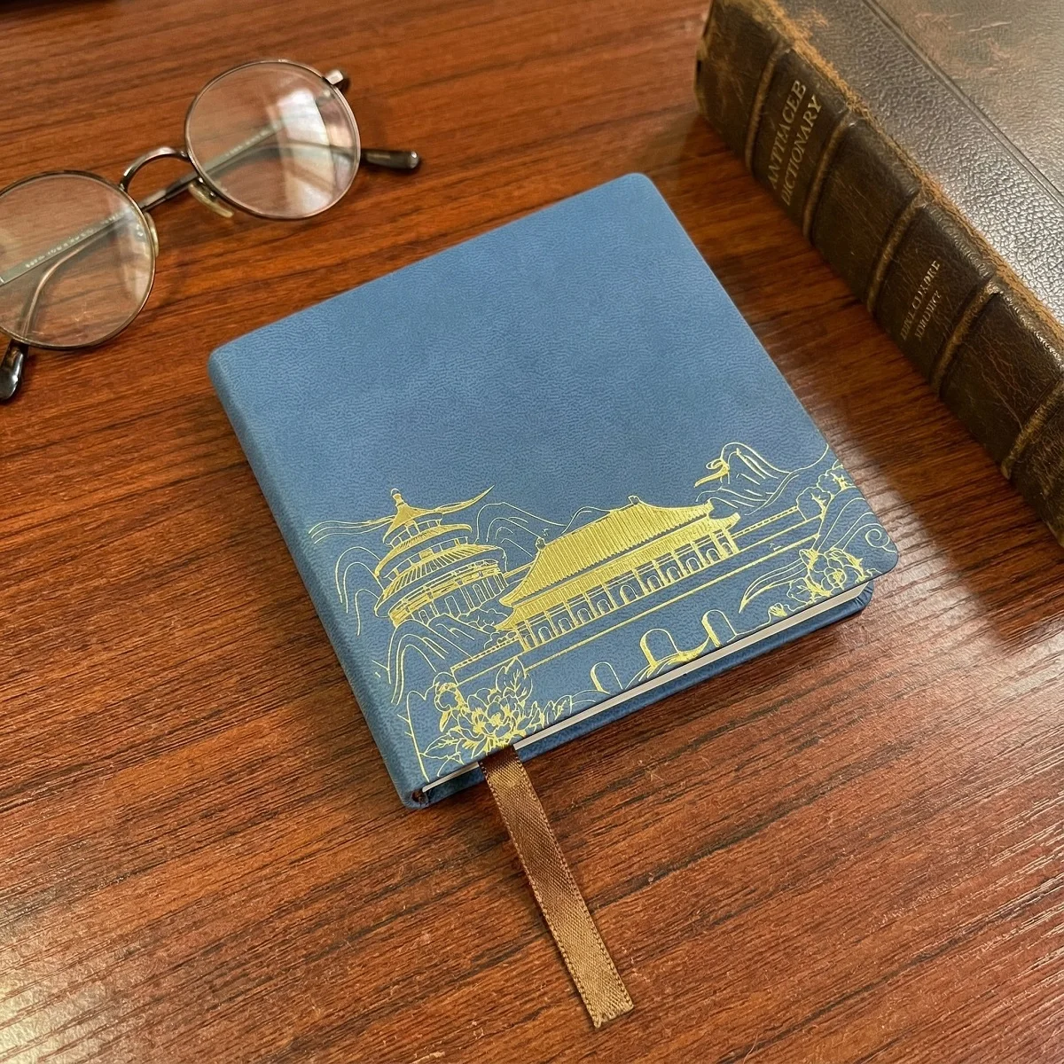 Mini-Taschen-Reisetagebuch, kreatives Notizbuch, blanko, gestempelt, Einband, Museum und Wahrzeichen, Check-in, lässiger Notizblock für Studenten