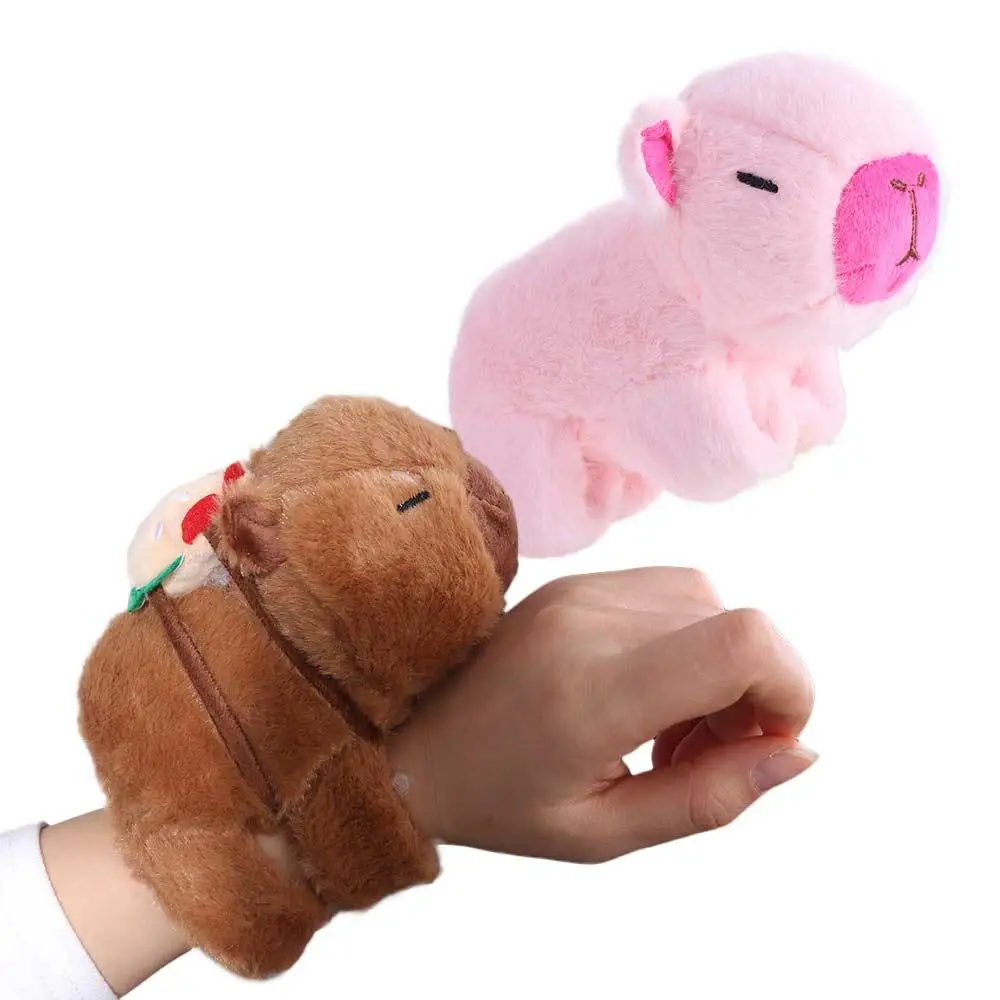 Capybara Knaagdier Slap Armband Serie Simulatie Pols Stijl Pop Slap Armband Zachte Schattige Pop Capybara Polsband Kerstmis