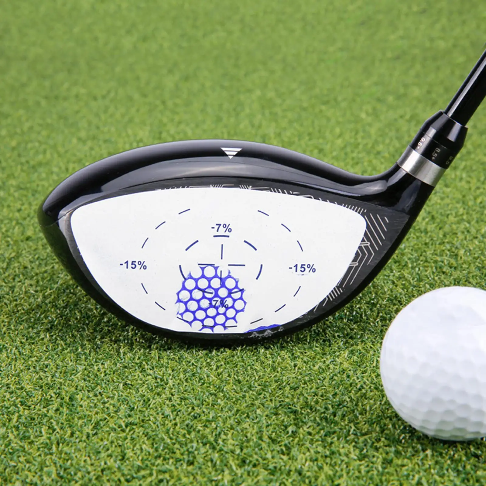 Golf Swing Training Aid Impact Stickers Clear Marking Paper Tape for Practice Clubs Golf Ball Marker Tools