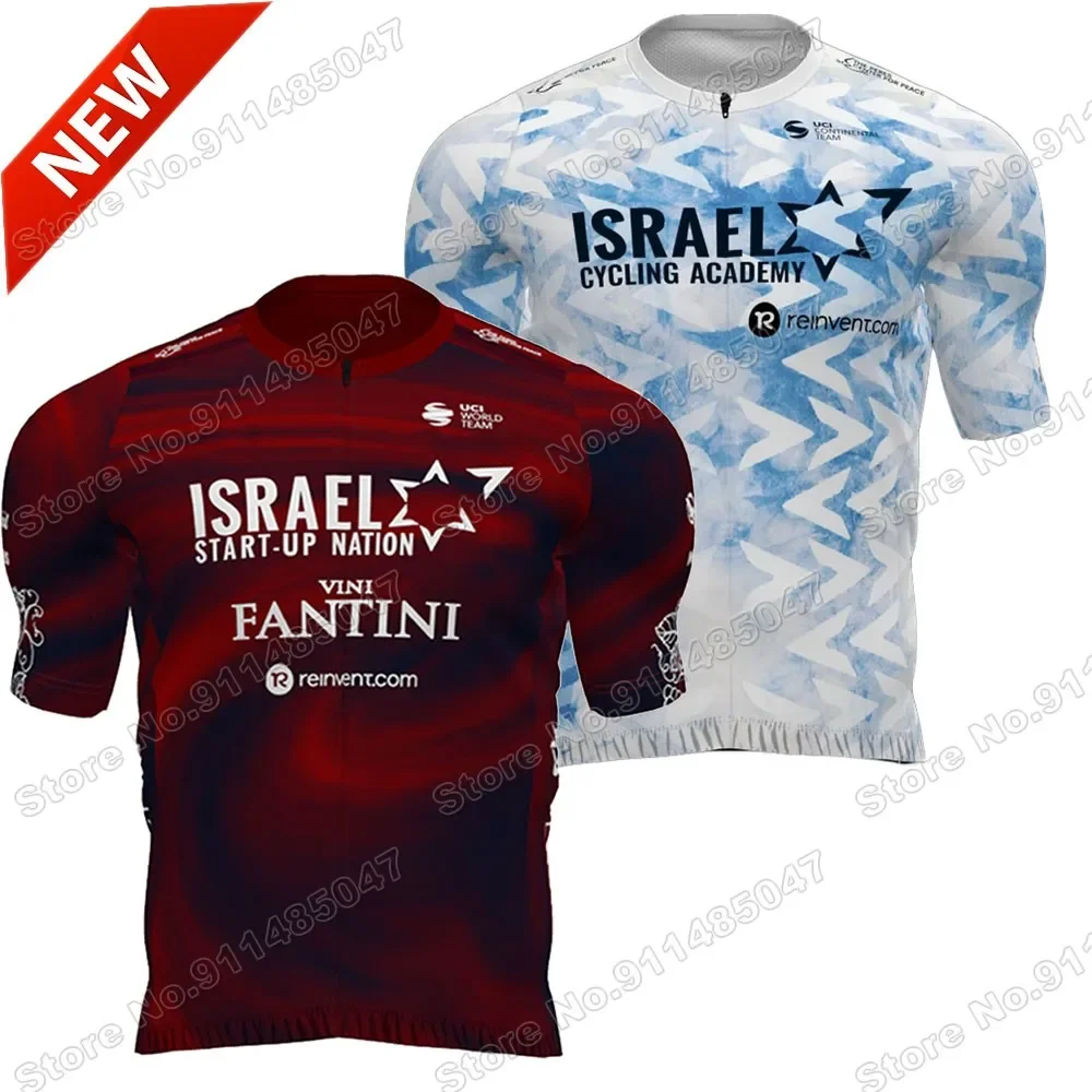 Cycling Jersey Men's Israel Start Up Nation 2022 Tour De Italia Italy Short Sleeve Shirt MTB Road Bike Maillot Ropay