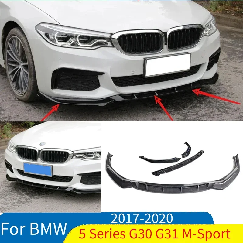 

Car Front Bumper for BMW 5 Series G30 G31 520i 530i 540i M-Sport 2017-2020 Spoiler Splitter Diffuser Body Kits Tuning Accessory