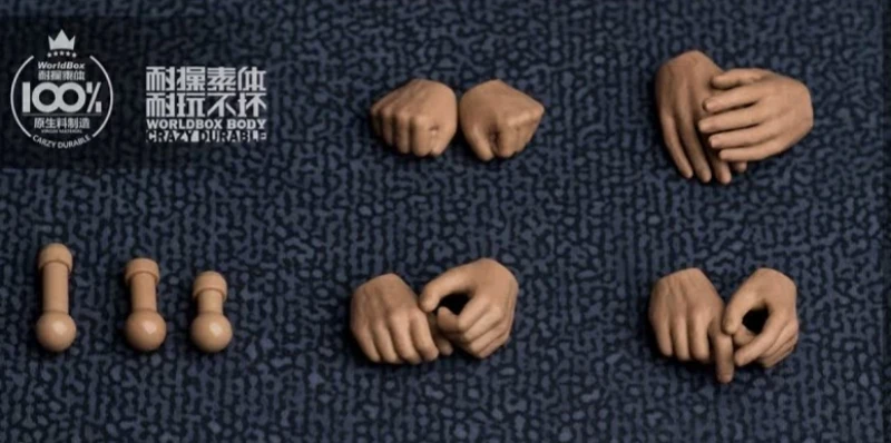 WorldBox 1/6 AT017 جسم عسكري عسكري بكتف عريض #2