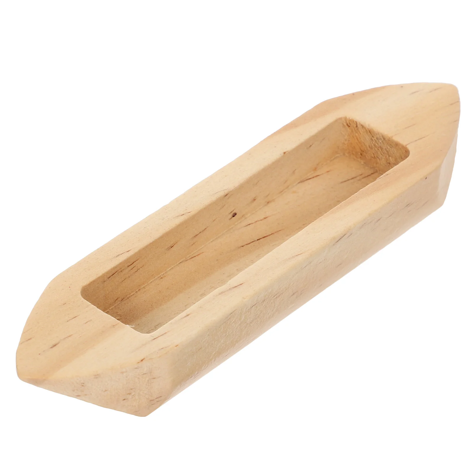 

Canoe Model Decor Tiny Sailboat Toy Office Unfinished Wood Crafts Bedroom Decorations
