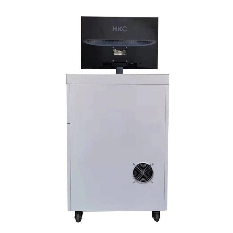 Dental Mobile Cabinet with Quartz Stone Tabletop and Built-in Power Supply Socket 46kg for Oral Scanning Equipment