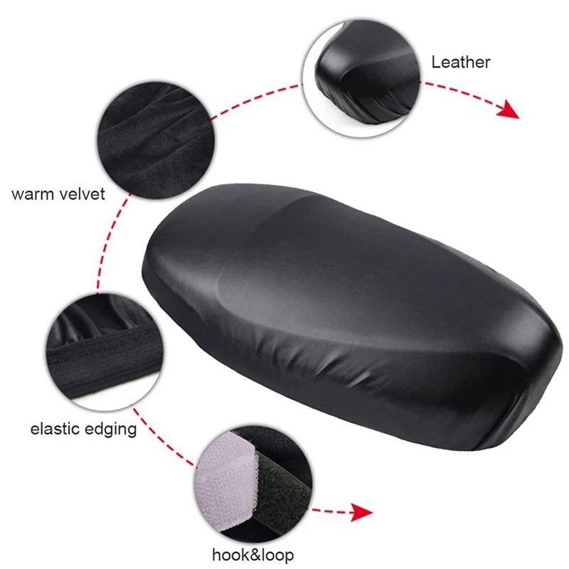 

Motorcycle Seat Cover Waterproof Dustproof Rainproof Sunscreen Motorbike Scooter Cushion Seat Cover Protector Cover Lightweight