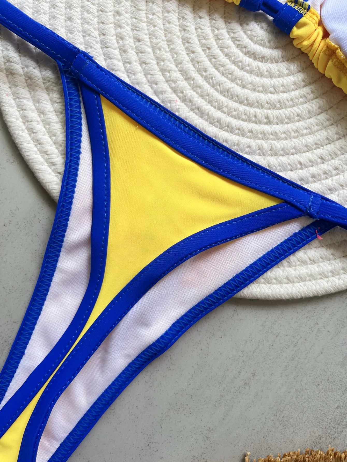 RUOTONGSEPT string Bikini brésilien femmes maillots de bain femme maillot de bain deux pièces Bikini ensemble baigneur drapeau brésilien maillot de bain