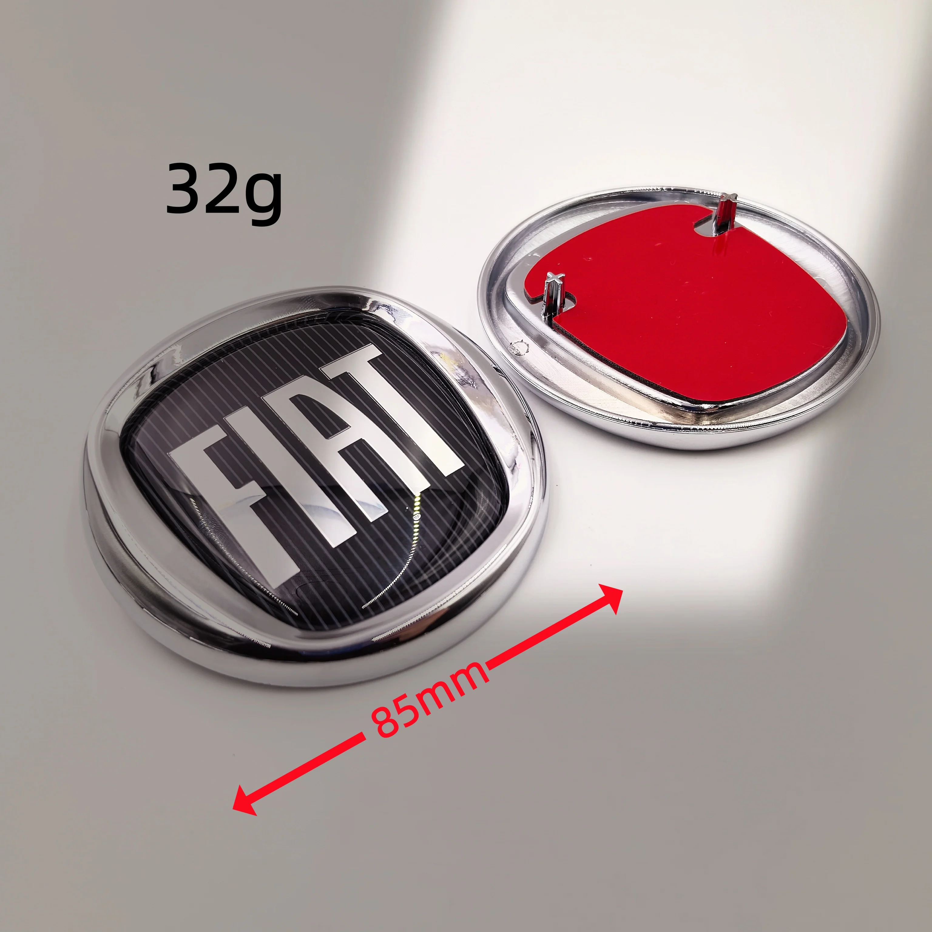 8,5/9,5/10/12 cm 85/95/100/120 mm Auto-Emblem für FIAT Autohaube vorne hinten Abzeichen 2/3/4-Pin-Emblem