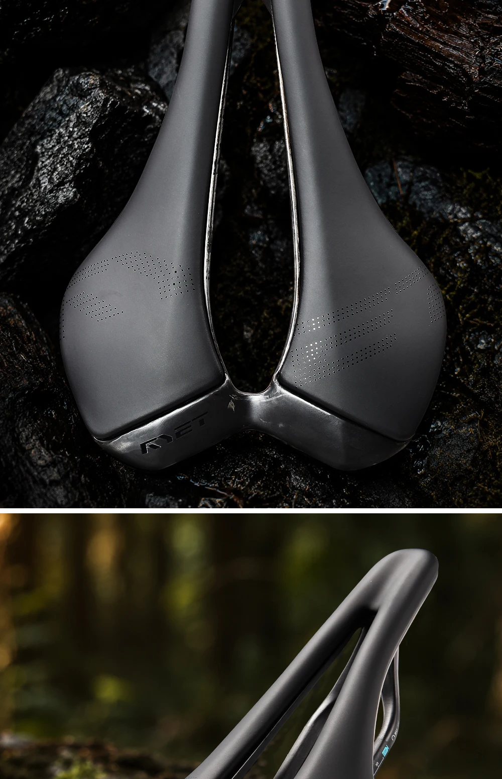 2026 RYET Ultraleichter Carbon-Fahrradsattel VCM 243x147mm für Rennradfahren 3D-Gedruckter Radsitz Sitzkissen Fahrradteile – Detail 12
