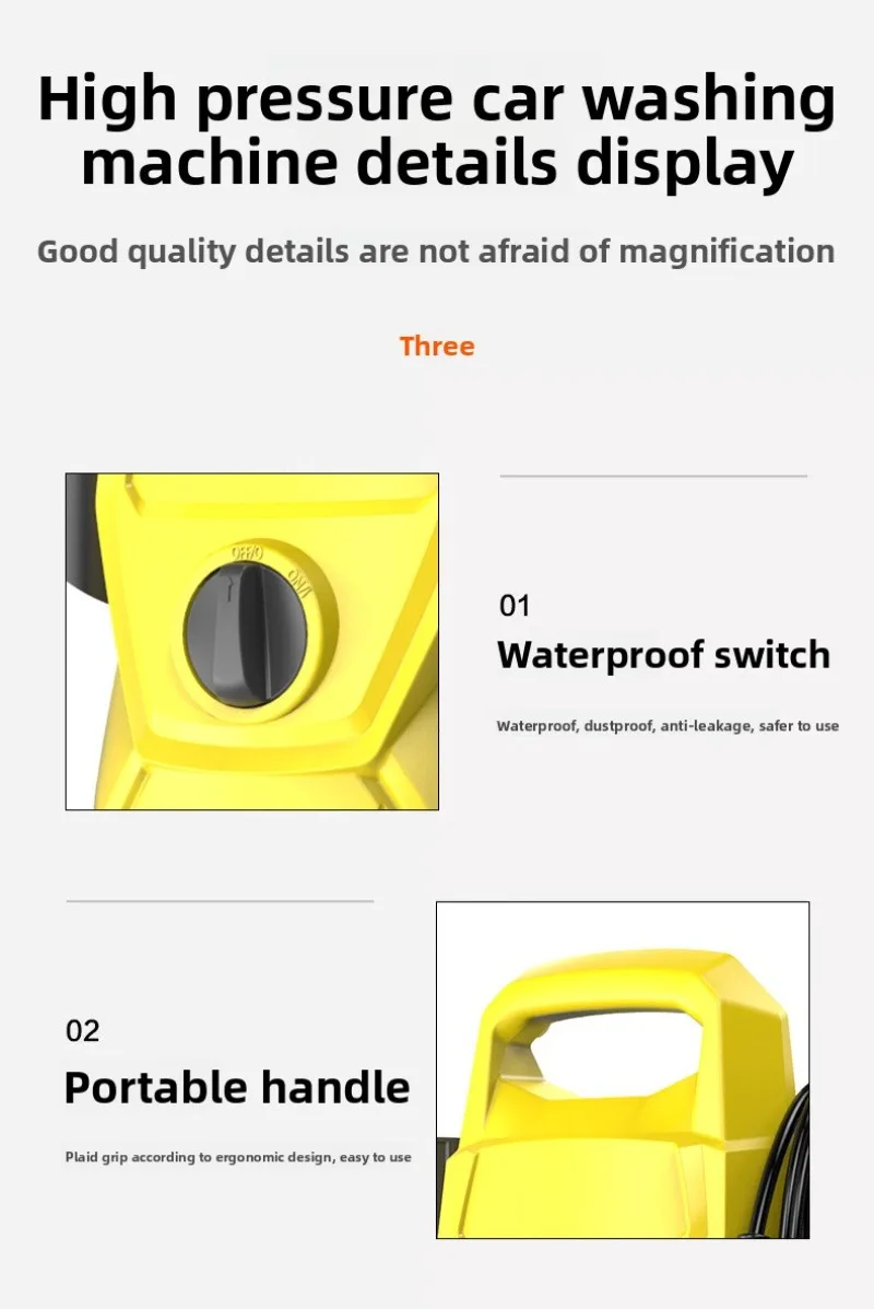 Удобная бытовая автомойка Super