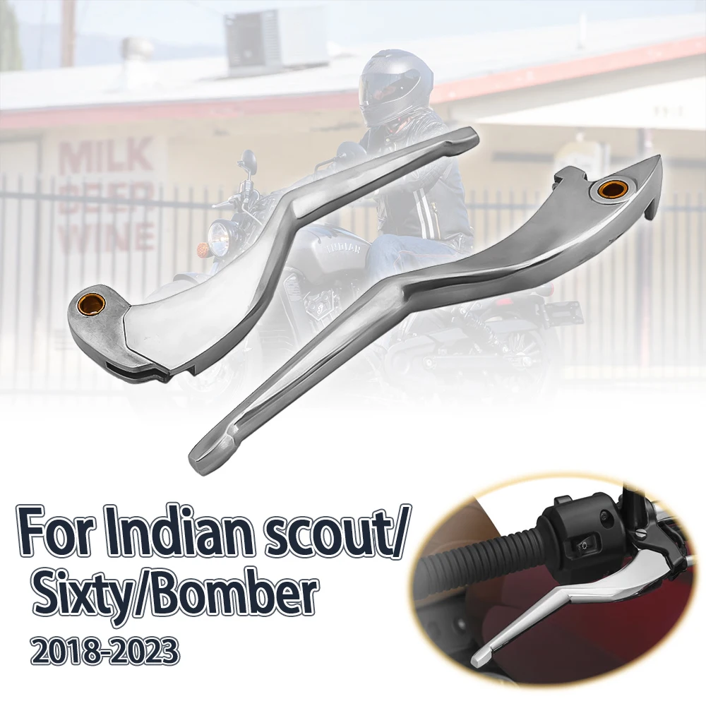 

For Scout Sixty Bobber 2018 2019 2020 2021 2022 2023 Motorcycle Accessories Brake Clutch Levers Adjustable Lever
