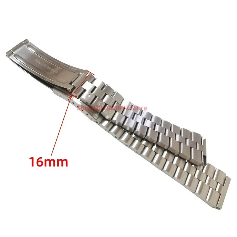 SKX 6138 Bracciale con cinturino per orologio presidenziale universale in acciaio inossidabile argento 19 mm adatto per orologio serie SKX 6138