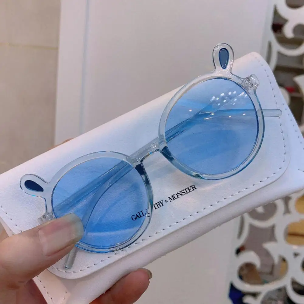1/5PCS Childrens Sun Glasses Plastic Cute Ear 2023 Party Sunglasses Kids Sunglasses Portable Summer Colorful Baby Eyeglasses image 2