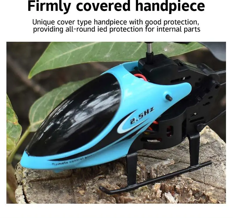 طائرة هليكوبتر كهربائية RC مع ضوء - طائرة تحكم عن بعد لعبة طائرة تحلق داخلية وخارجية هدية نموذج لعبة