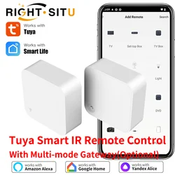 Tuya WiFi IR Remote Control With Multi-mode Gateway Zigbee Hub for Smart Home via APP Smart Life Works with Alexa Google Home