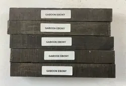 Gaboon Ebony Pen Turning Wood Blank 3/4