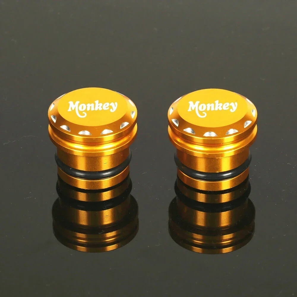

For Honda Monkey 125 MONKEY125 Z125 Z 125 2018-2023 Monkey LOGO 3D Aluminium Seat Bolts Screws Frame Cap